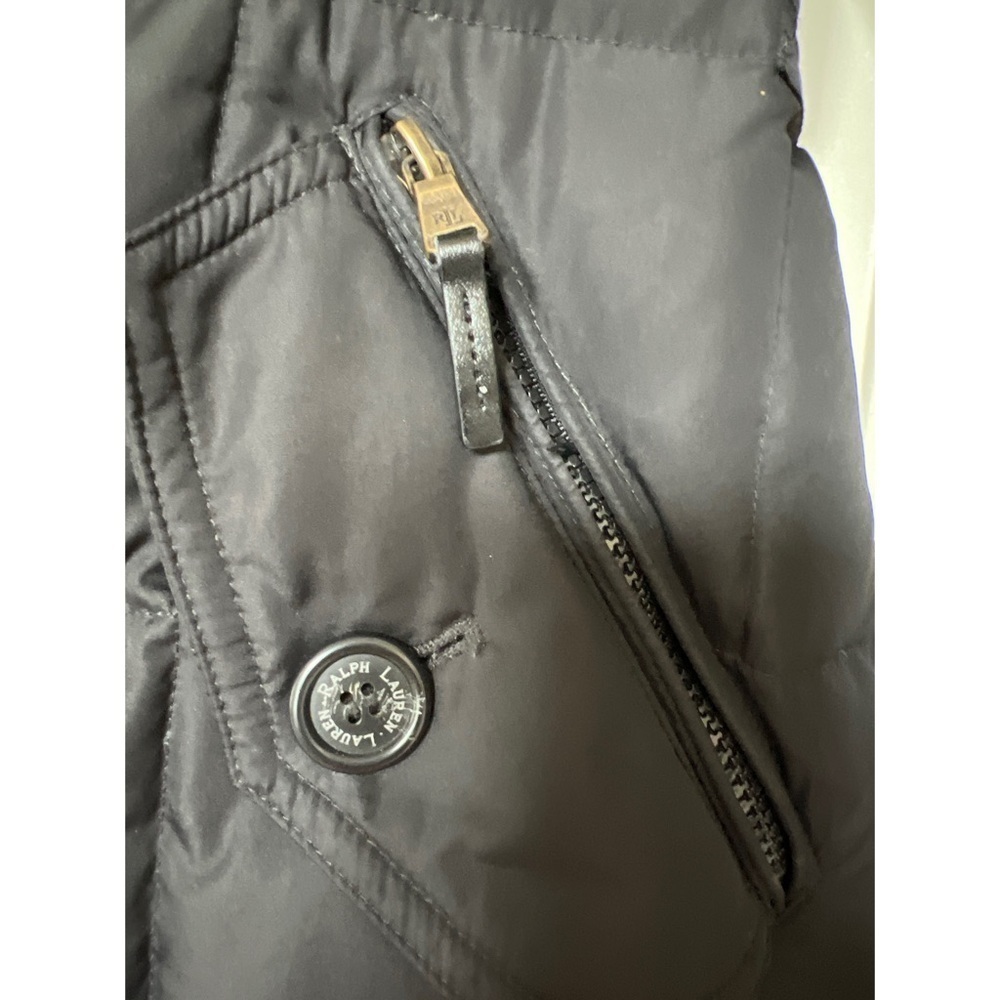 Lauren Ralph Lauren Faux Fur Trim Quilted Puffer Down Women’s Jacket - Size XS - Picture 5 of 9